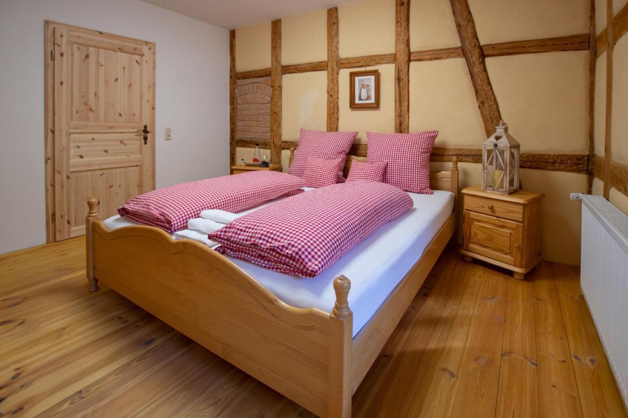 Naturhof-Papiermuehle 2 Bett-Zimmer Rosenrot Bollberg Extérieur photo