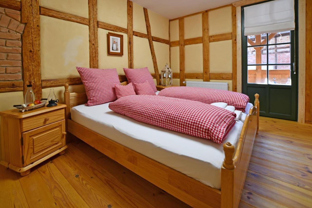 Naturhof-Papiermuehle 2 Bett-Zimmer Rosenrot Bollberg Extérieur photo